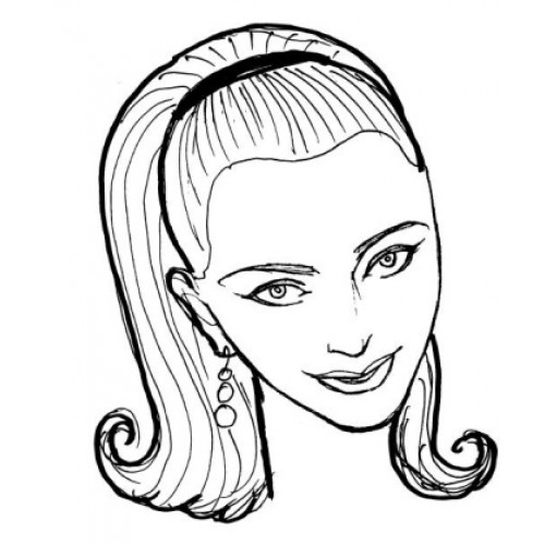 Hairstyle Coloring Pages to download and print for free