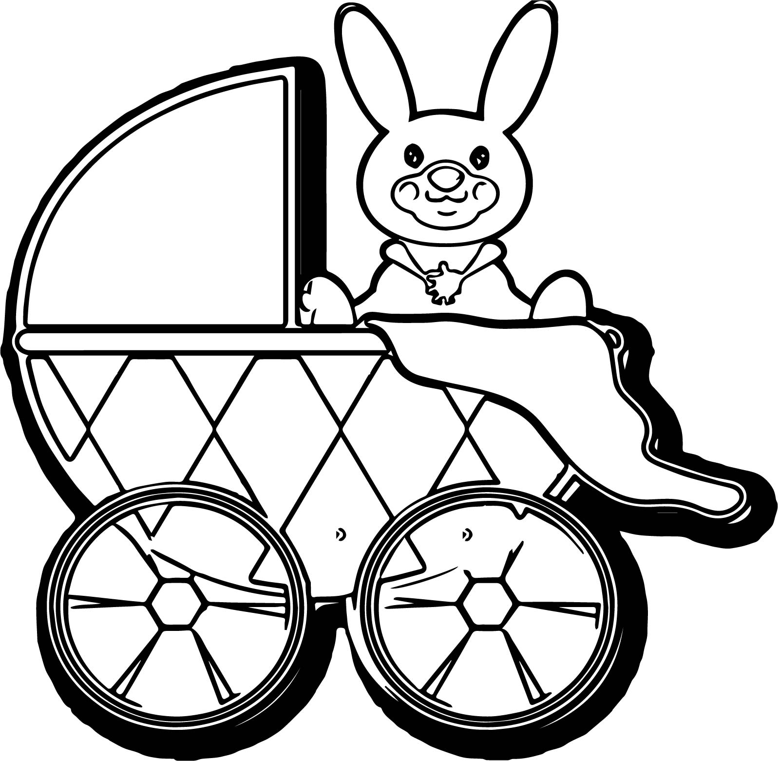 Download Stroller Coloring Pages to download and print for free