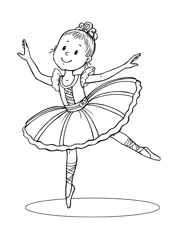 Ballerina Coloring Pages Printable - Printable World Holiday