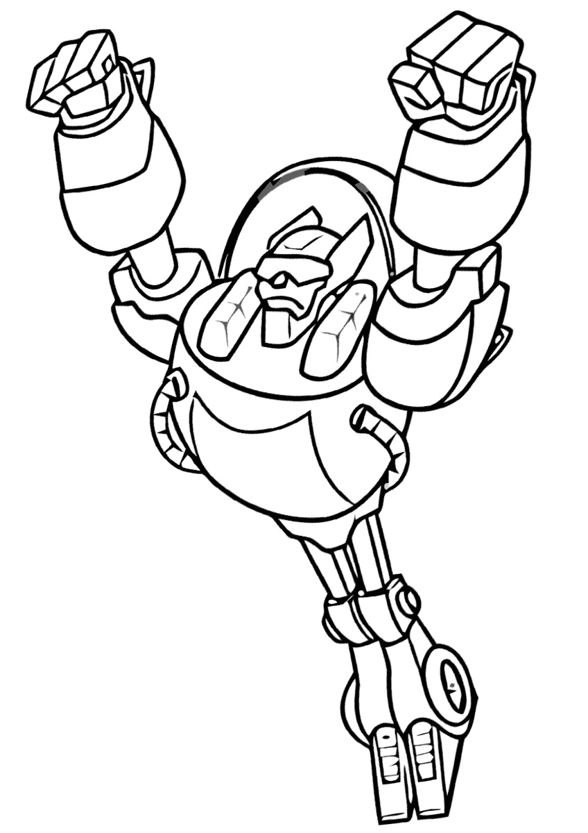 Transformers: Rescue Bots coloring pages to download and print for free