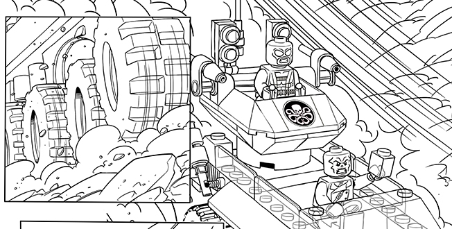Lego Marvel coloring pages to download and print for free