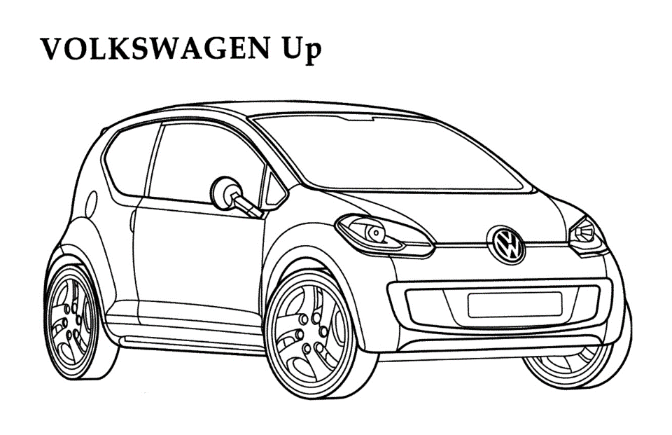 VW Colouring Pages