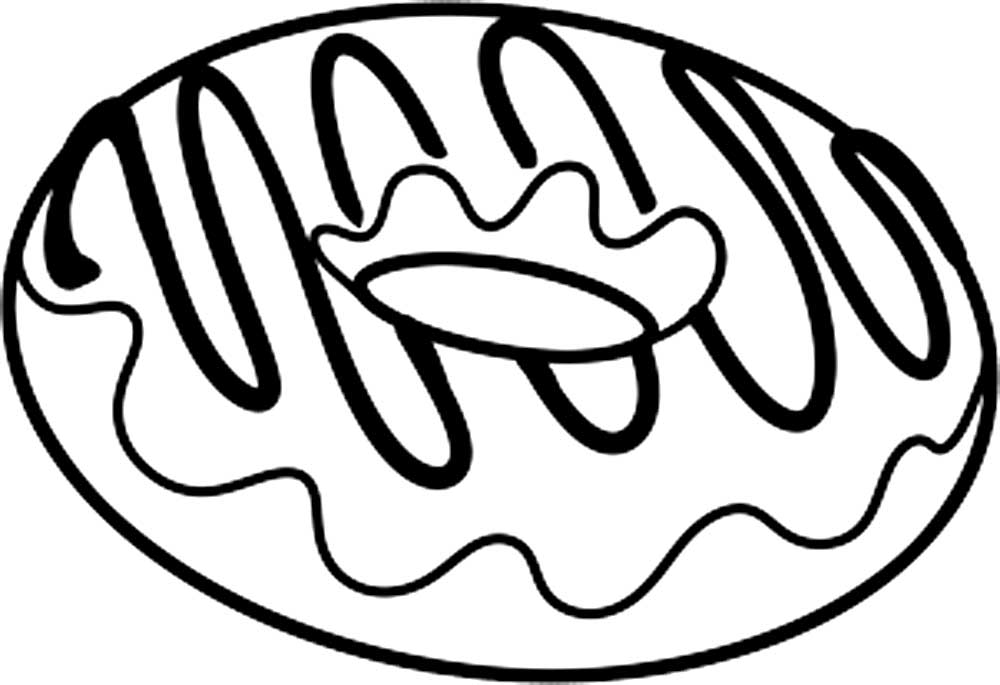 Download Doughnut Coloring Pages to download and print for free