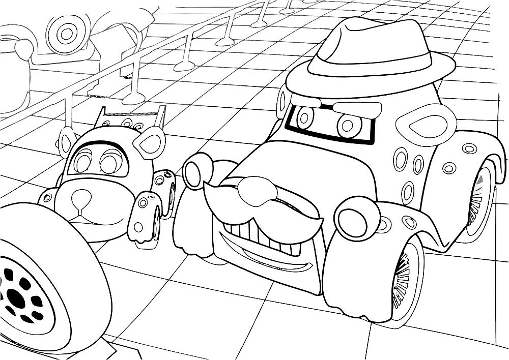 Vroomiz Coloring Pages to download and print for free