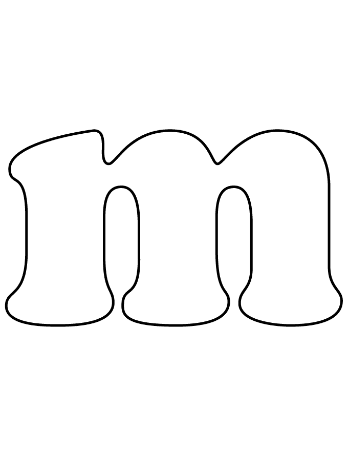M&m Coloring Pages to download and print for free