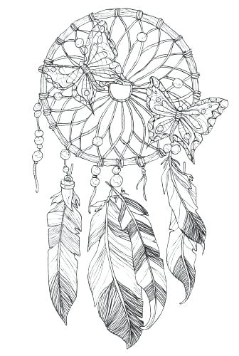 Dream Catcher Coloring Pages To Download And Print For Free