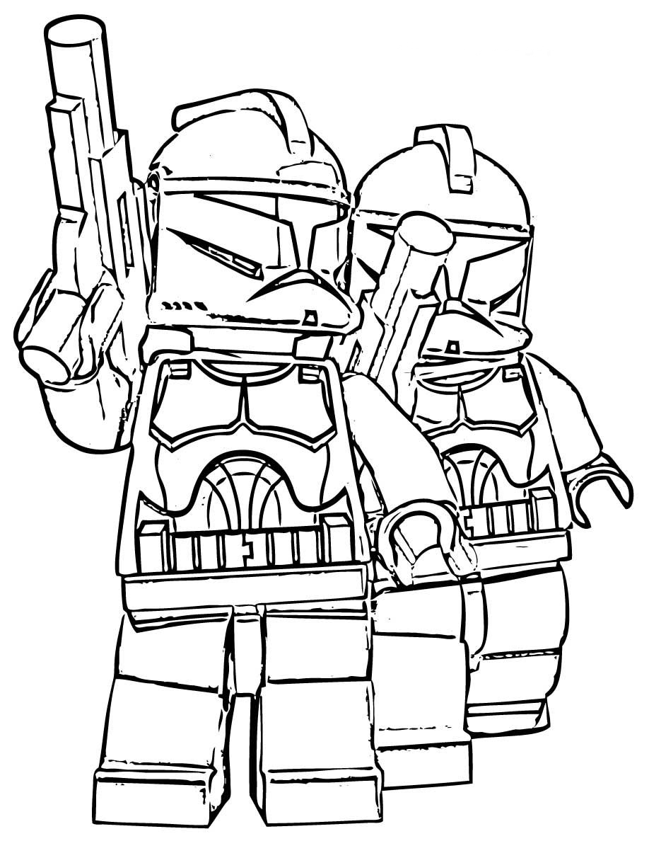 Download Lego star wars coloring pages to download and print for free