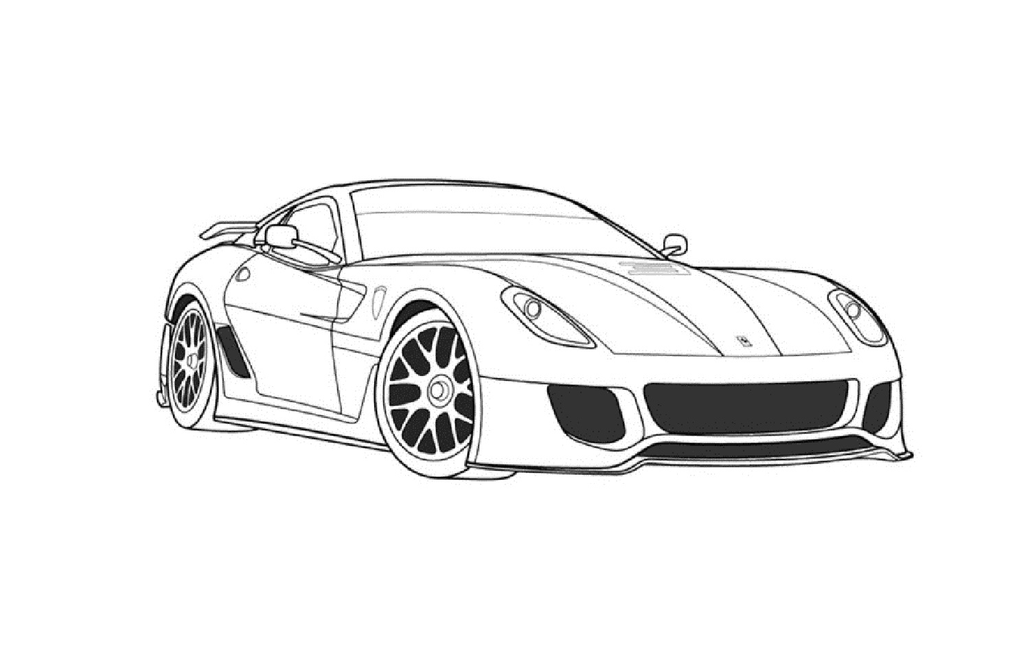 ferrari coloring pages to download and print for free