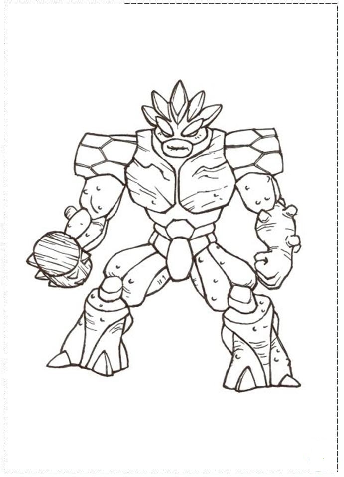 Gormiti Coloring Pages to download and print for free