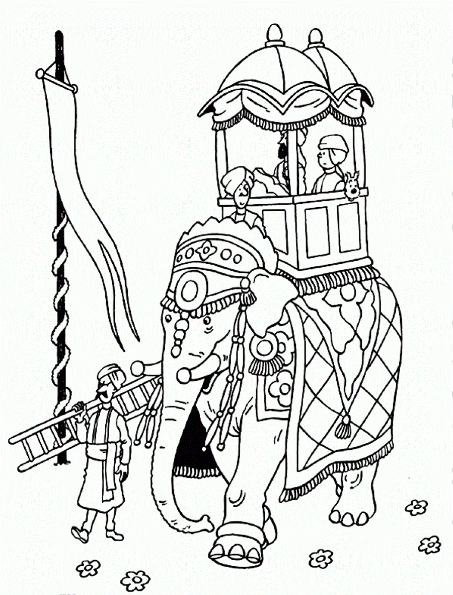 India coloring pages to download and print for free