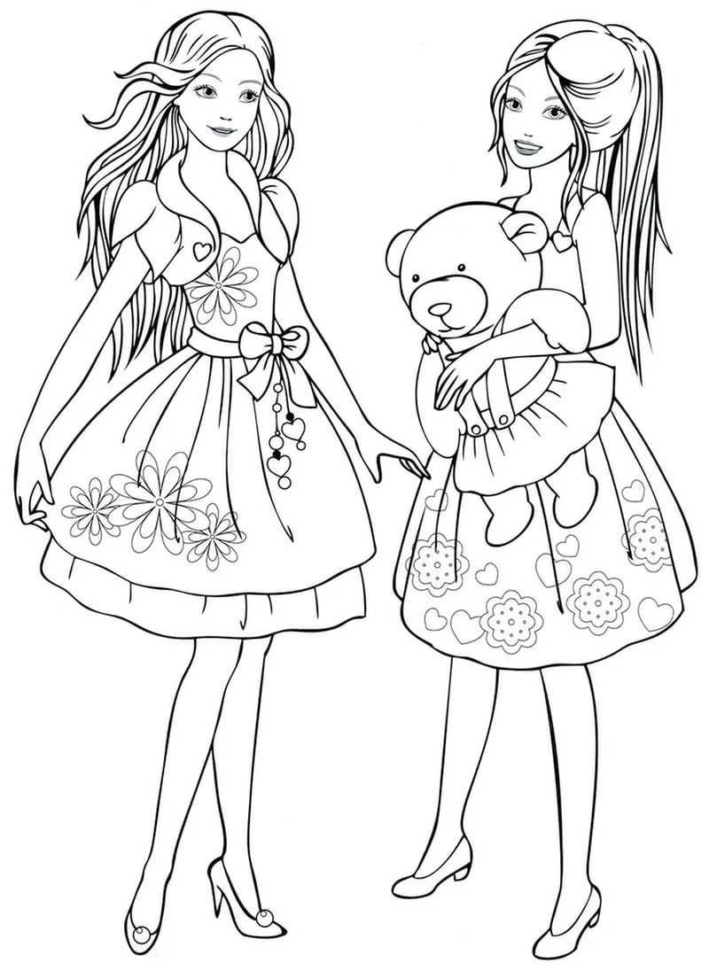 Download Coloring pages for 8,9,10-year old girls to download and ...