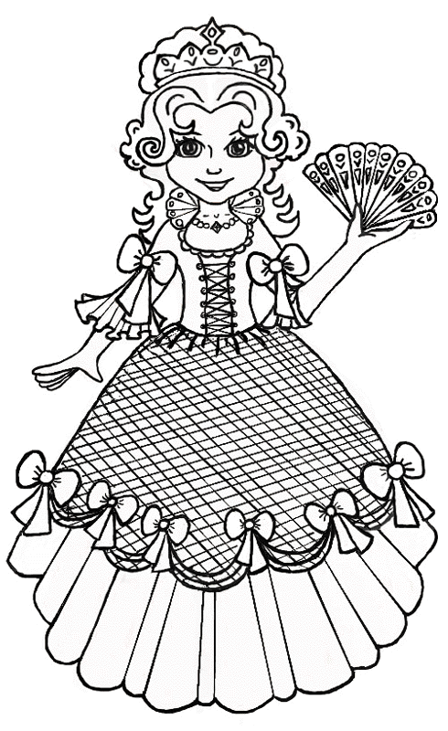 Christmas costume coloring pages to download and print for free