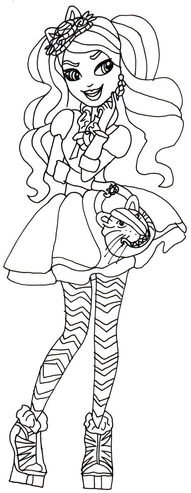 ever after high coloring pages to download and print for free