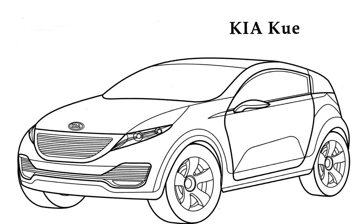 Kia Coloring Pages to download and print for free