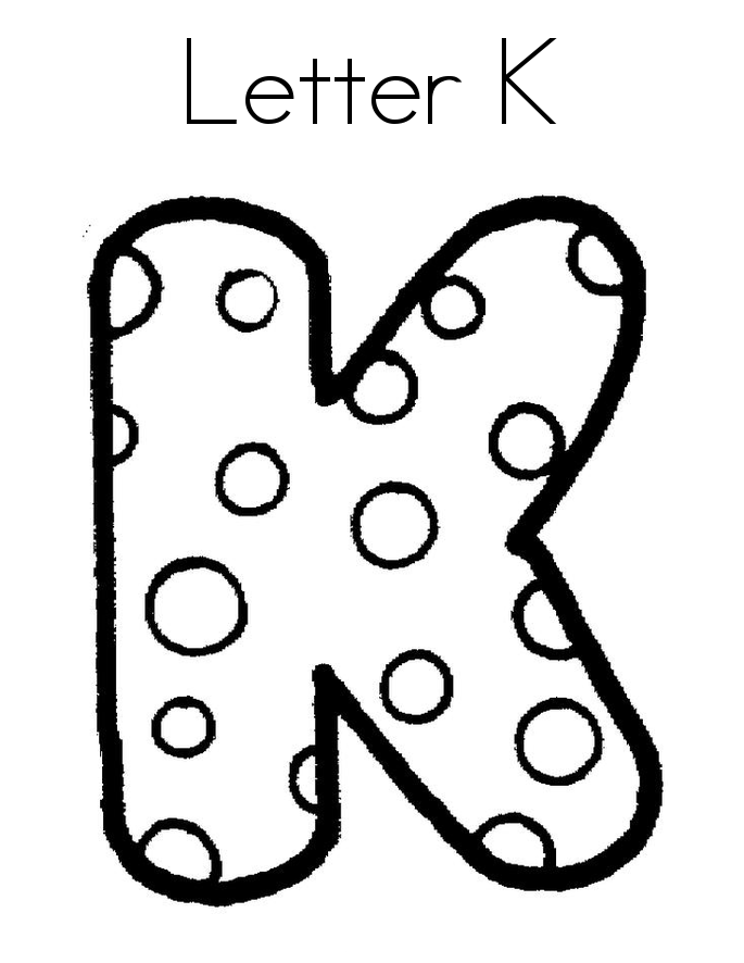 Coloring Pages For The Letter K - boringpop.com