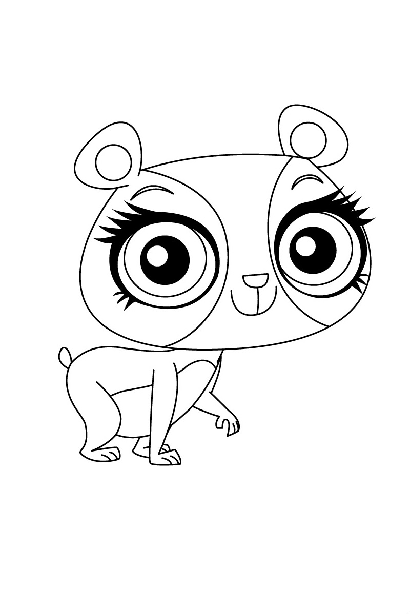 Littlest Pet Shop coloring pages for kids to print for free
