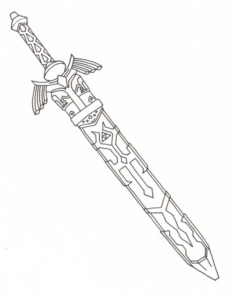 Fire Sword Coloring Pages
