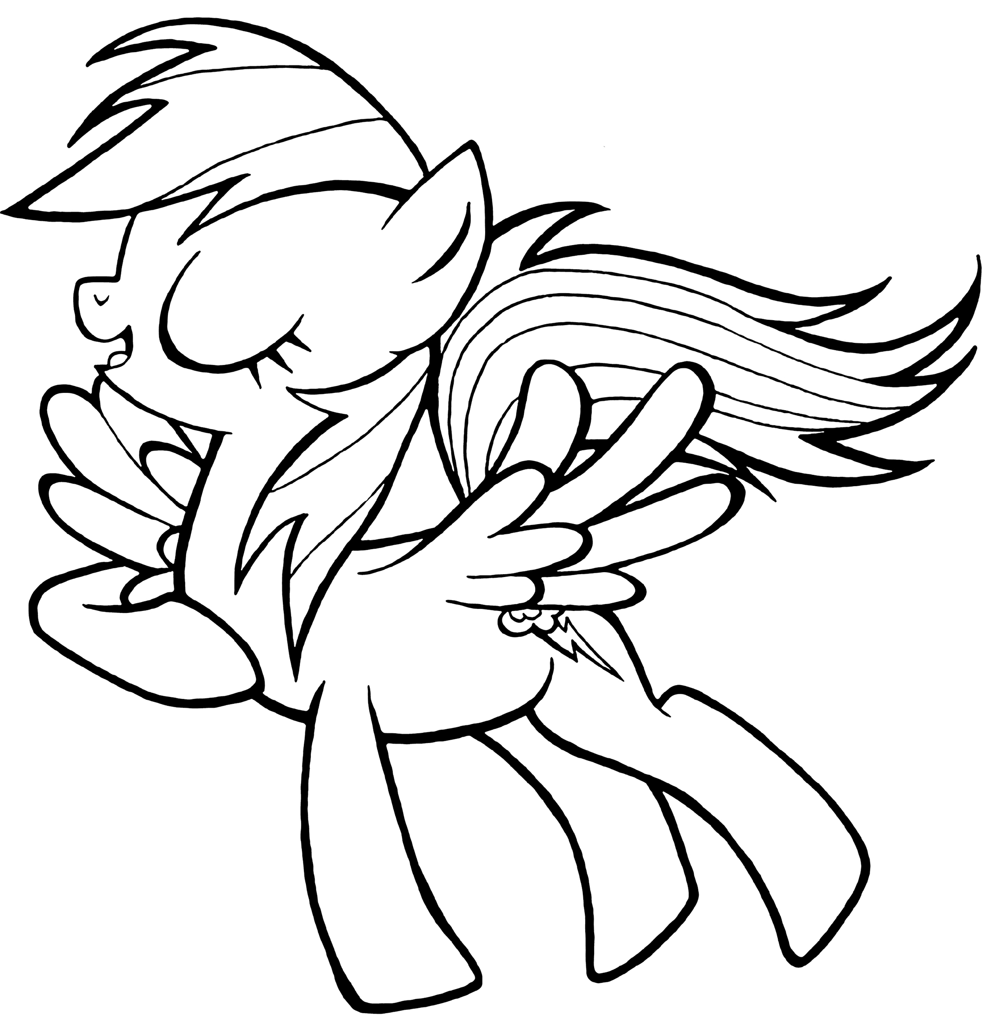 My Little Pony Printable Coloring Page