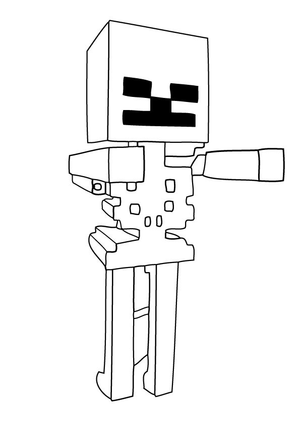 Printable Minecraft Characters Coloring Pages | Francesco Printable