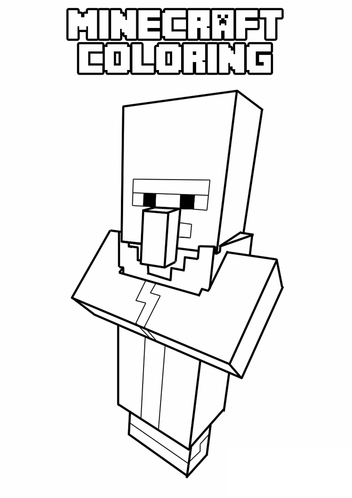minecraft coloring pages steve face