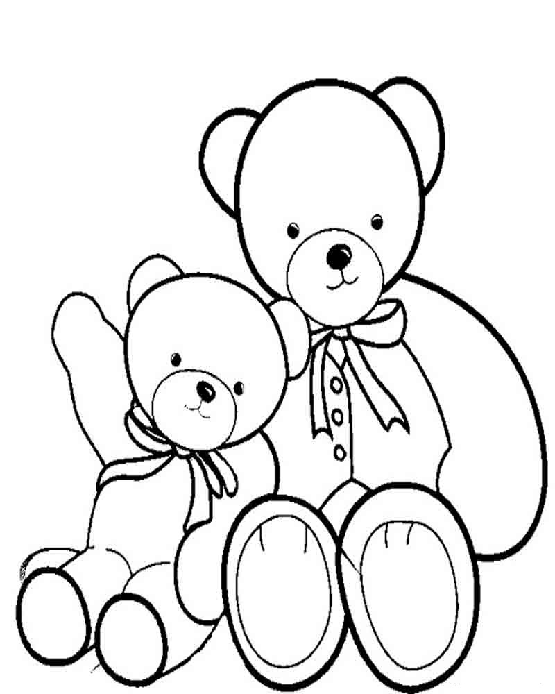 647 Unicorn Printable Teddy Bear Coloring Pages with Animal character