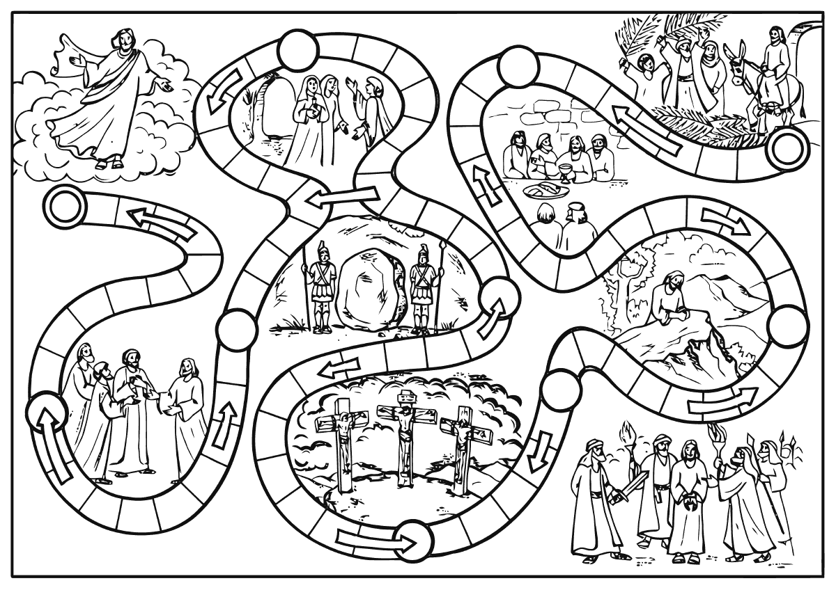 Board game coloring pages to download and print for free
