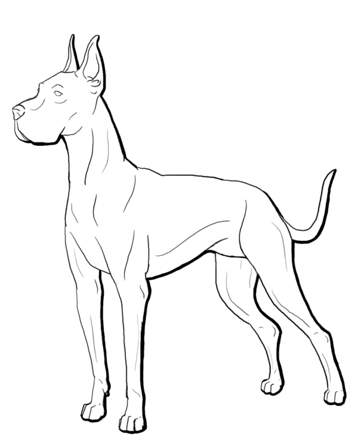 Download Mastiff Coloring Pages to download and print for free