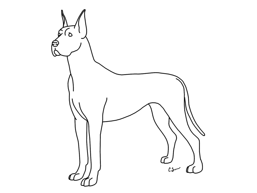 Download Mastiff Coloring Pages to download and print for free