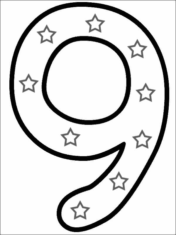 Numbers Coloring Pages For Kids Printable For Free