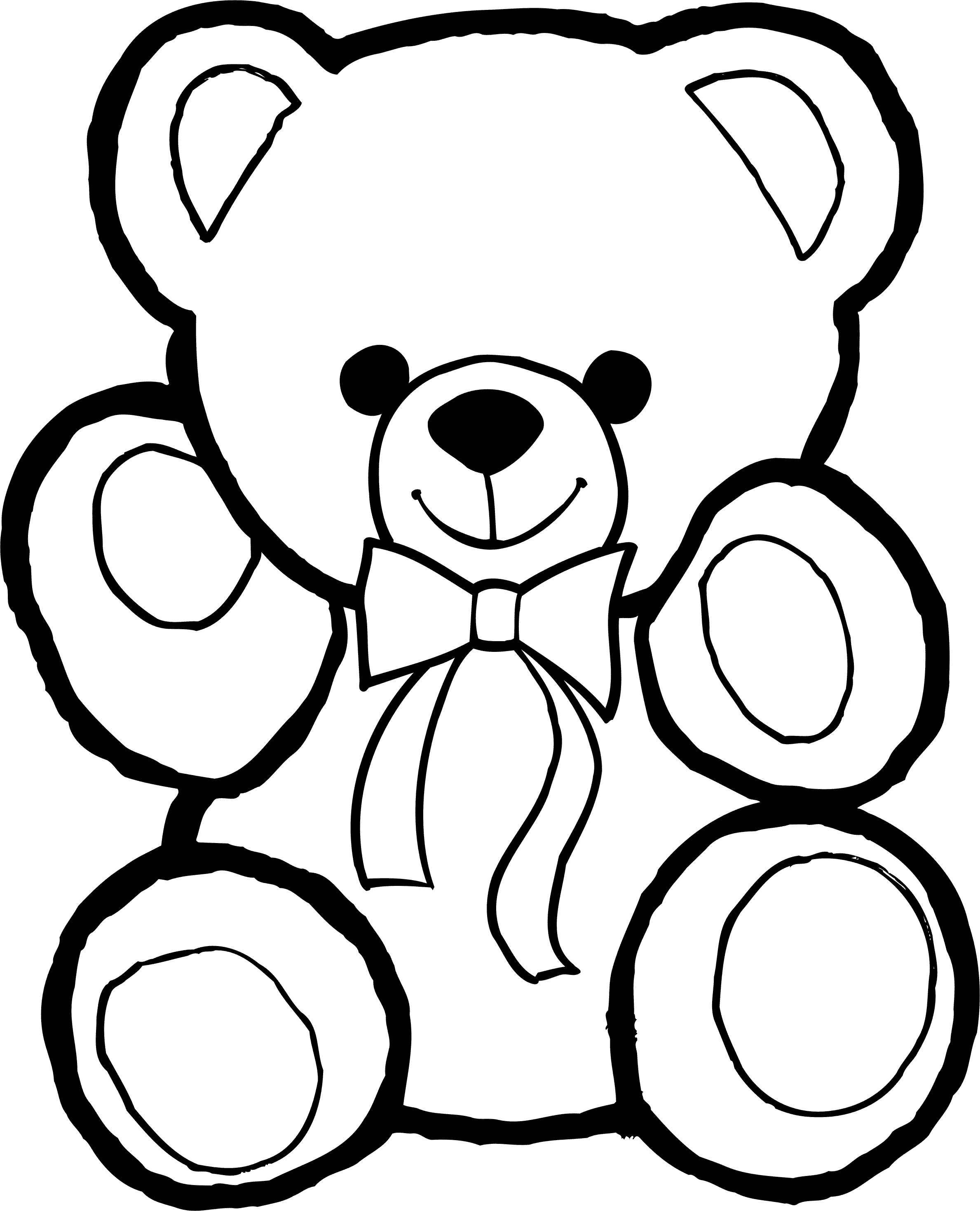 Teddy Bear Printable Coloring Pages - Printable World Holiday