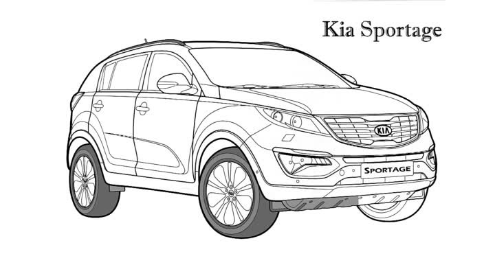 Kia Pages Coloring Pages
