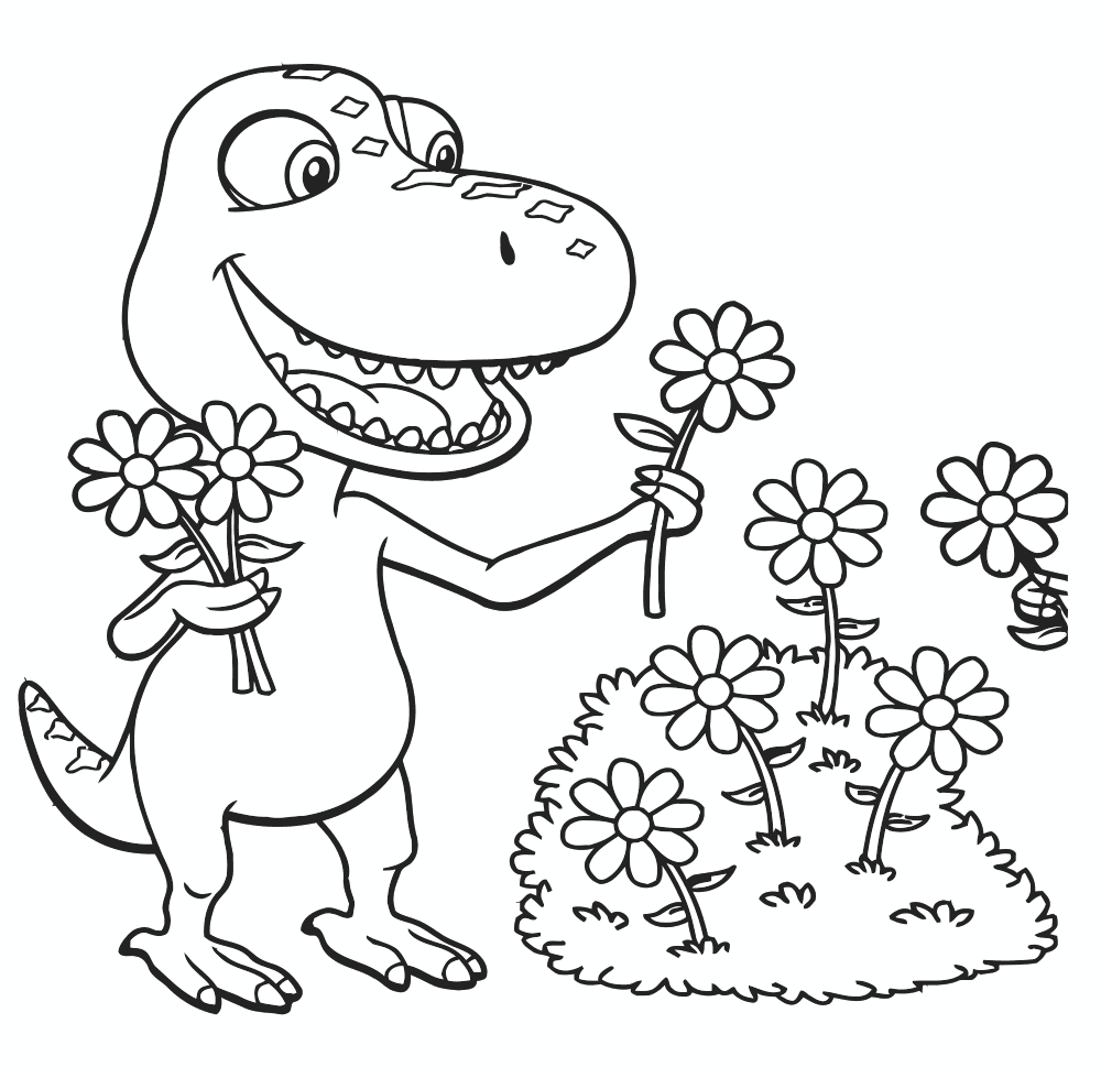 Coloring pages from the animated TV series Dinosaur Train ...