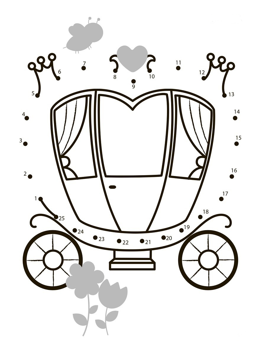 Carriage Coloring Pages to download and print for free