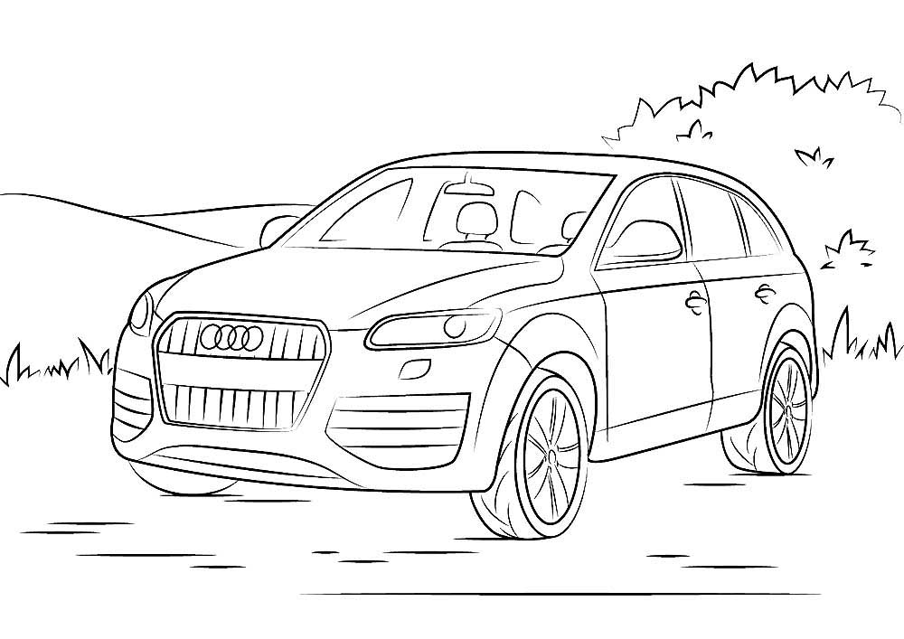 Audi A6 Coloring Pages Coloring Pages