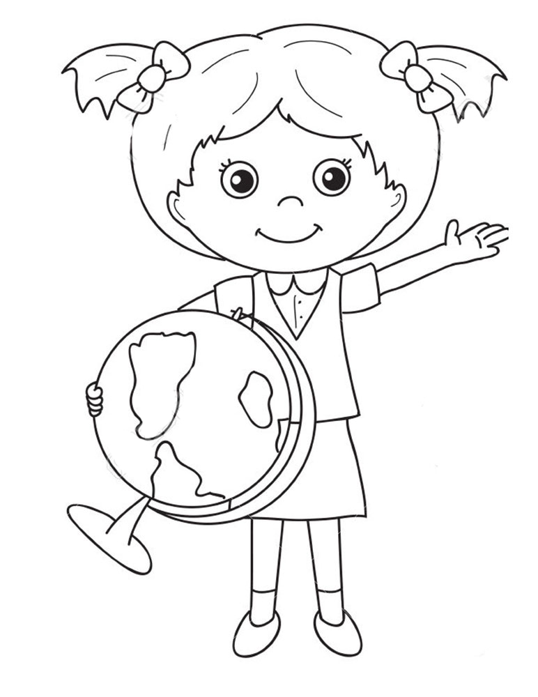 Coloring Picture Of A Globe 7