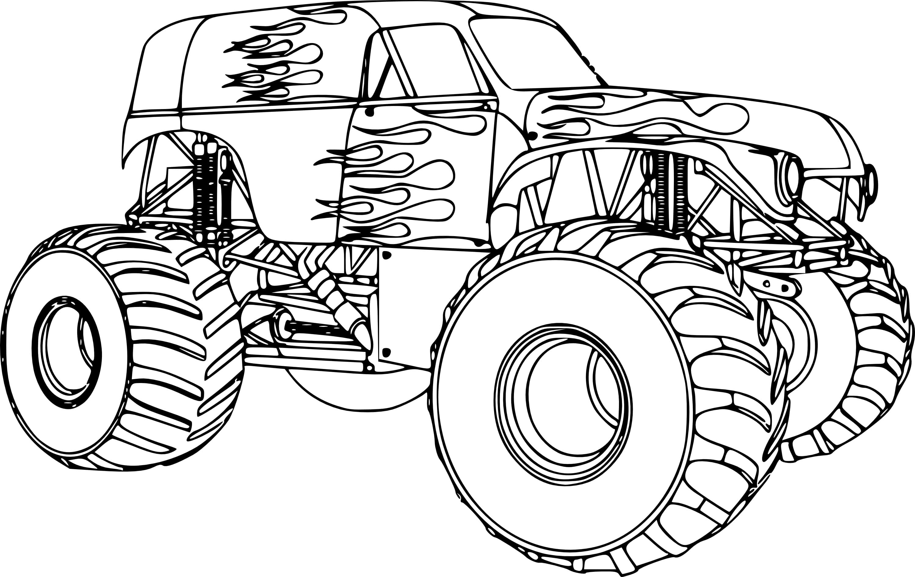 Hot Wheels coloring pages to download and print for free