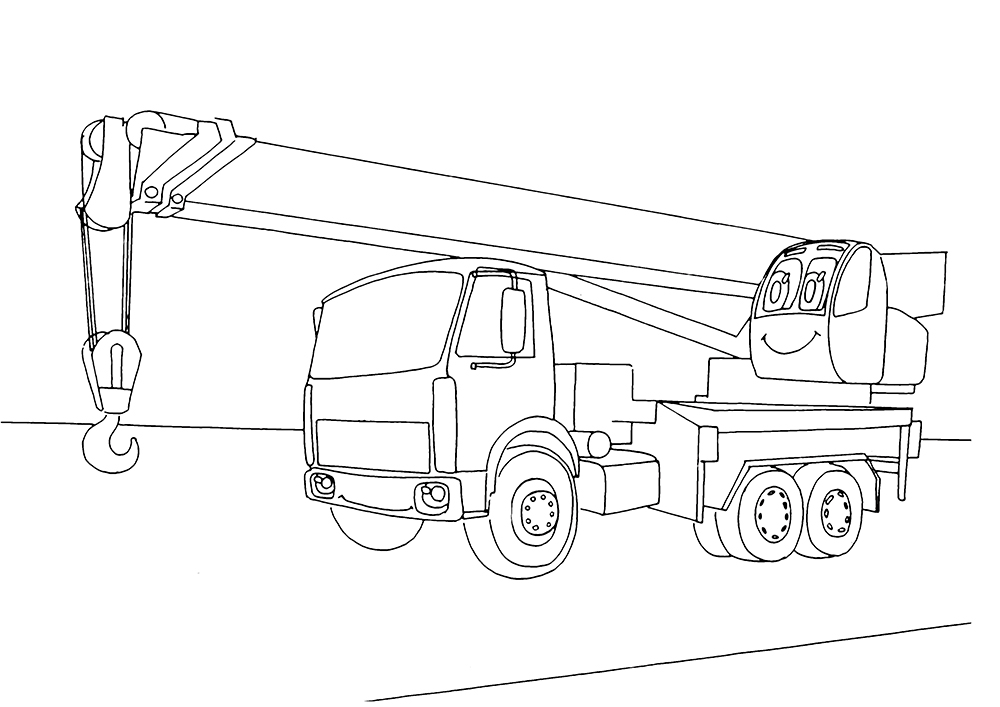 Crane coloring pages to download and print for free