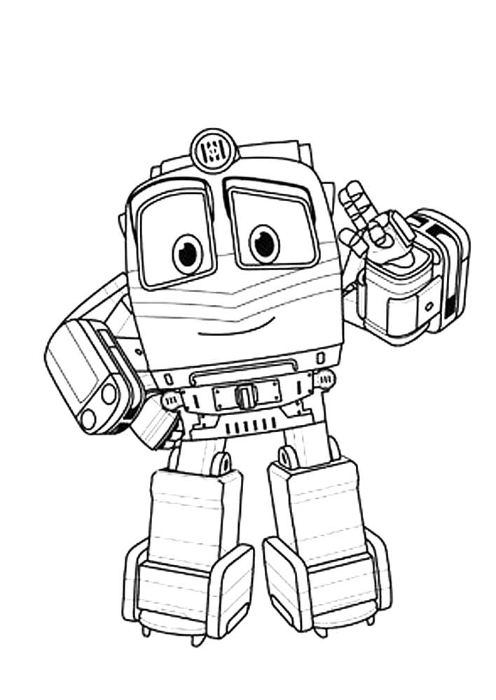 Robot Coloring Pages to download and print for free