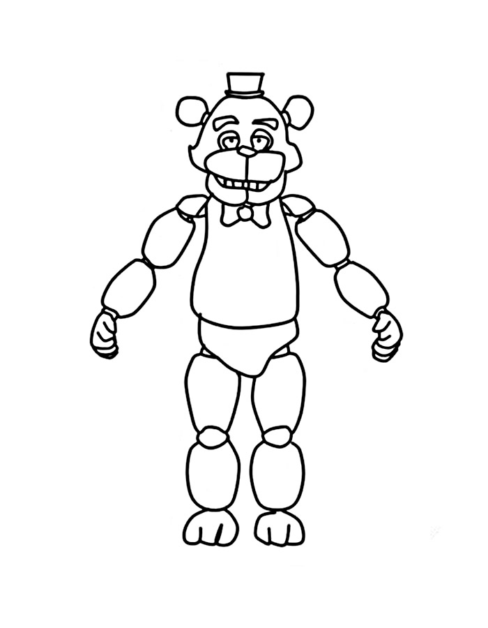 Five Nights at Freddy’s coloring pages to download and print for free