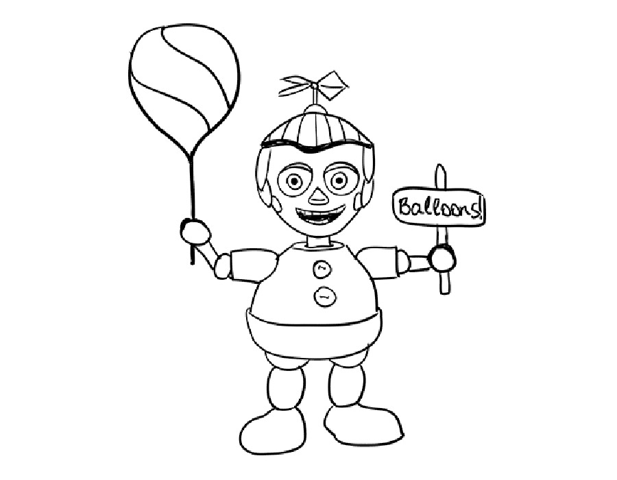 Five Nights at Freddy’s coloring pages to download and print for free