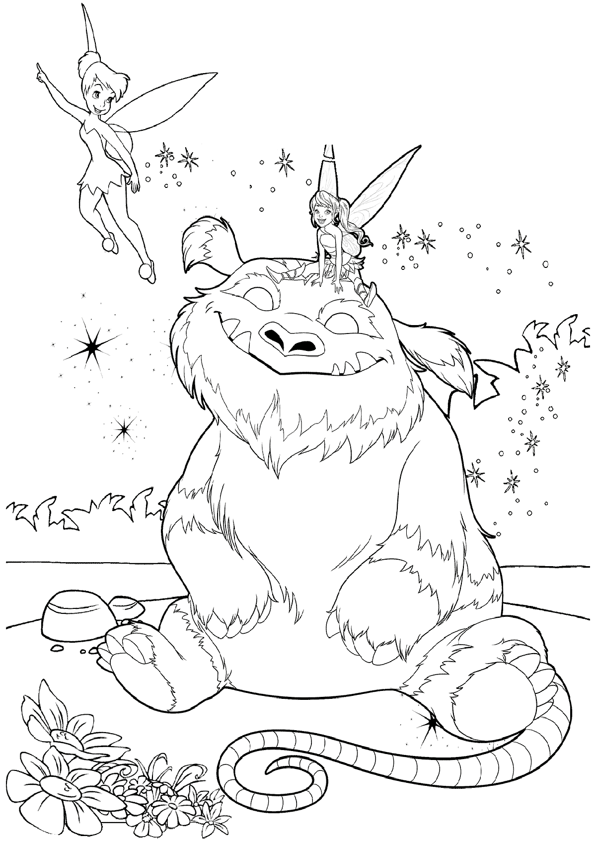 Tinker Bell and the Legend of the NeverBeast coloring pages to download