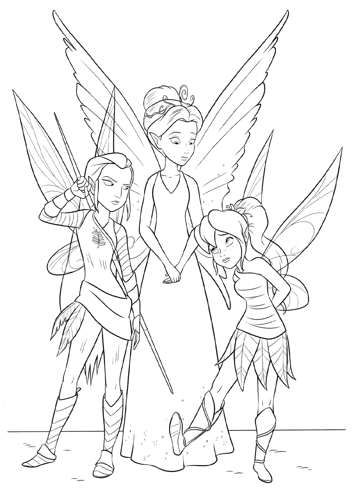Tinker Bell and the Legend of the NeverBeast coloring pages to download