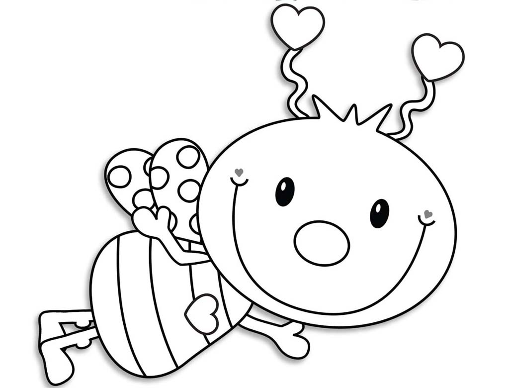 Small insect Coloring Pages to download and print for free