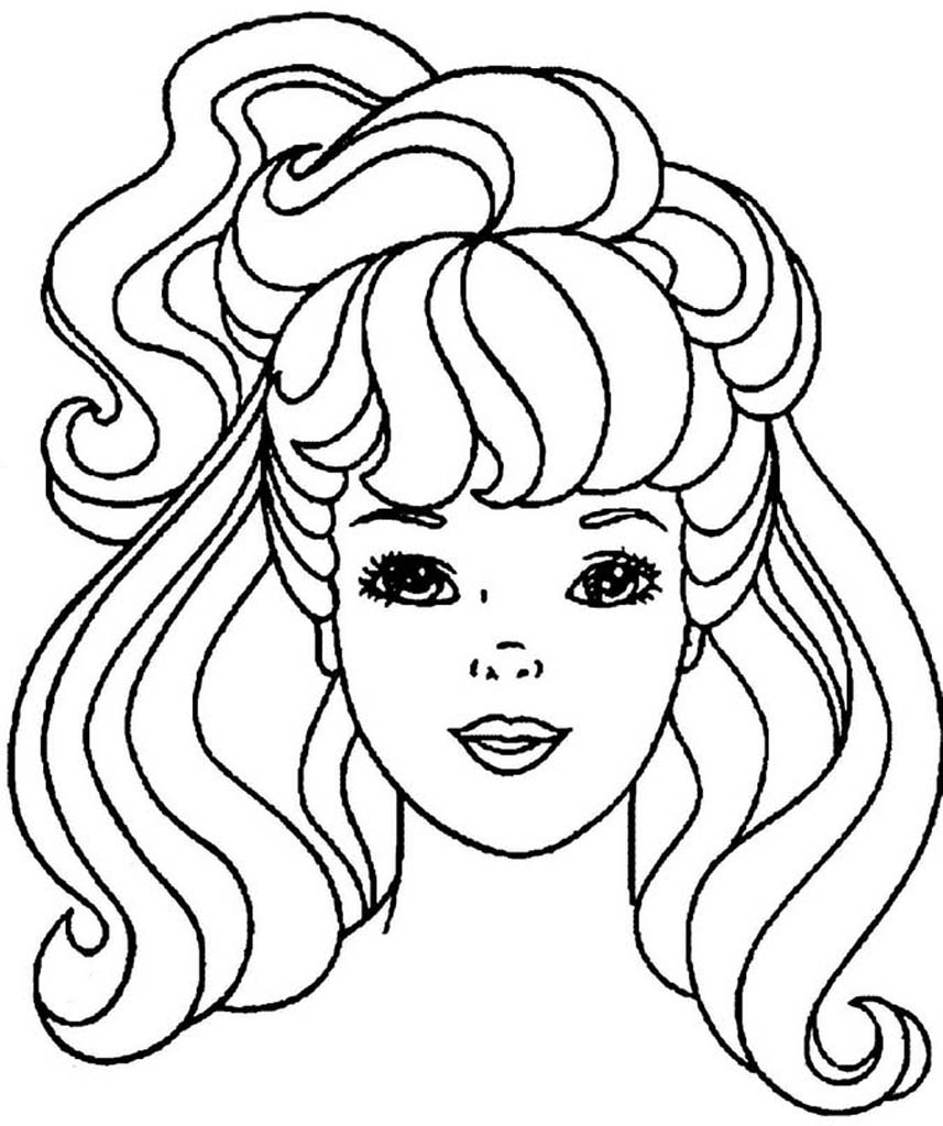 Hairstyle Coloring Pages to download and print for free