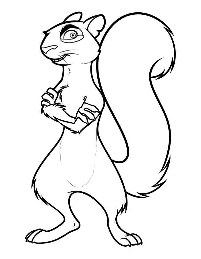 The Nut Job coloring pages to download and print for free