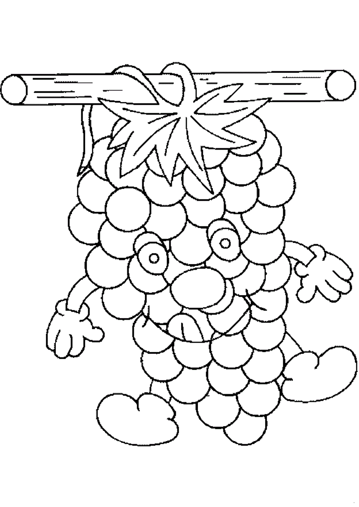 Free Fruit Coloring Pictures For Download 4