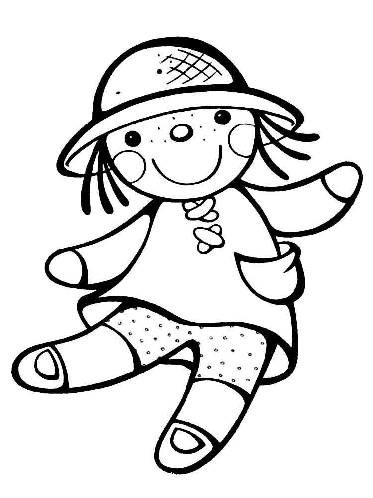 Printable Doll Coloring Pages - Printable World Holiday