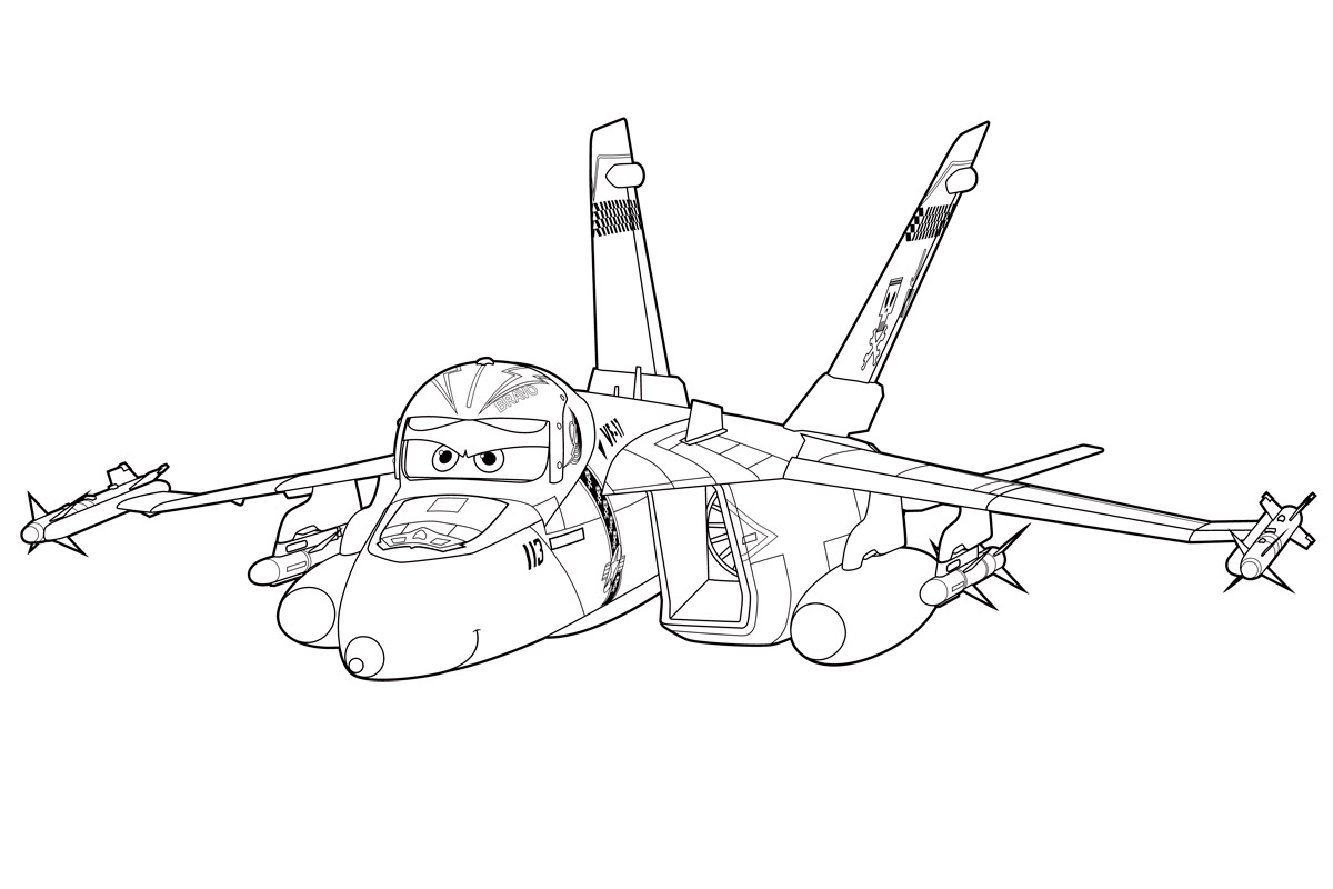 World War 2 Planes Coloring Pages