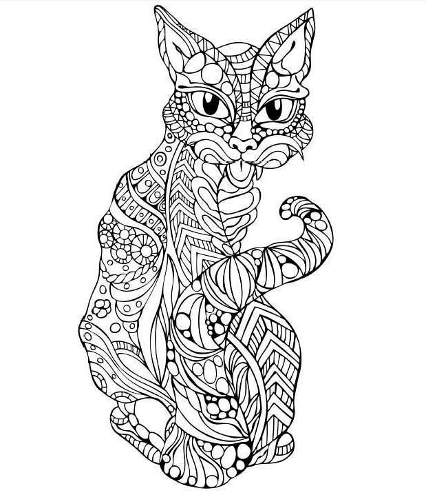 Sphynx Cat Coloring Page : Sphinx cat Coloring Pages to download and