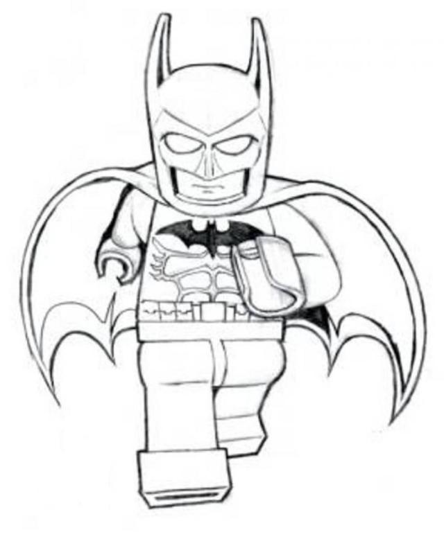 lego movie batman coloring pages